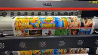 Locor Easyjet High Quality 1.8m Eco Solvent Printer in Shanghai Exhibition