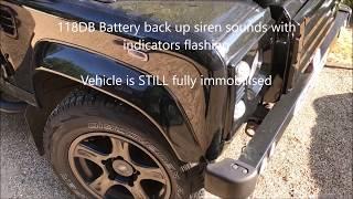Landrover Defender Cobra ADR Alarm and Immobiliser Fitting Essex