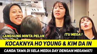 KETULARAN KOCAKNYA JUNG HO YOUNGKIM DA IN CARI MEGAWATI SEMBARI BERCANDA CARI FOLLOWER