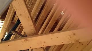 Custom Home Building  or  House  Building Process  17 Second Floor Framing