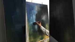 How I Create Acrylic Based Texture Painting