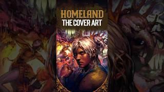 The Cover Art of Homeland | The Legend of Drizzt #drizzt #fantasybooks #fantasyart