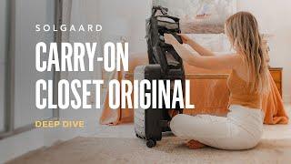 Carry-On Closet - Solgaard Suitcase with Integrated Shelving System