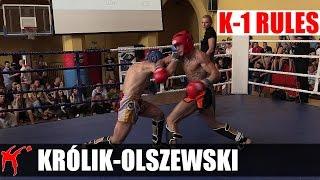 Finał MP K-1 (-60kg): Michał Królik vs Krzysztof Olszewski