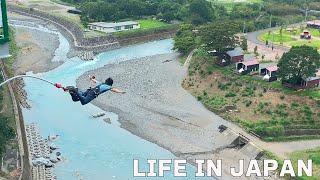 [Vlog] Daily life in Japan First time trying bungee! The scariest experience of my life!