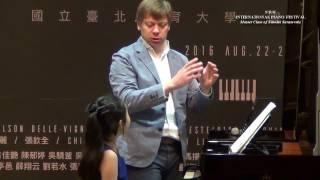 Nikolai Saratovsky Master Class  2016 Taiwan