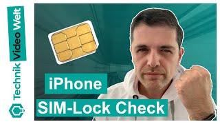 iPhone  SIM-Lock Check - SIM Lock testen 