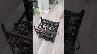 Time to Breakdown GPU Mining Rig for our Giveaway Winner! #Shorts #cryptomining #gpumining