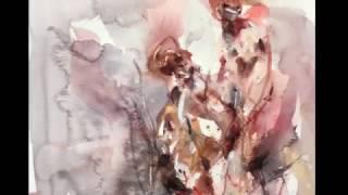 Watercolor abstract human painting demonstration Uffe Boesen