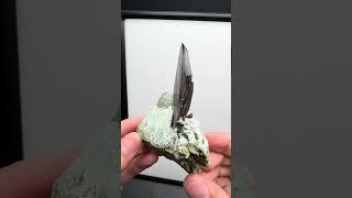 Axinite Crystal on Matrix from Pakistan | Fine Art Minerals | Axinite |