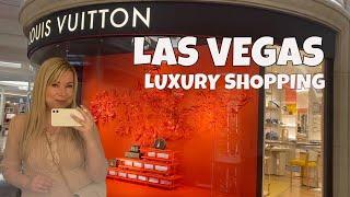 LAS VEGAS LUXURY SHOPPING TOUR // Chanel, Louis Vuitton, Hermes, YSL, Valentino and more