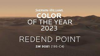 Sherwin-Williams 2023 Color of the Year - Redend Point