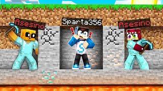 MINECRAFT: SPARTA356 vs 2 ASESINOS  SPEEDRUN MINECRAFT con MIKECRACK Y RAPTOR