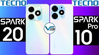 Tecno Spark 20 VS Tecno Spark 10 Pro | Tecno Spark 10 Pro VS Tecno Spark 20 | Tecno Spark 20 Series