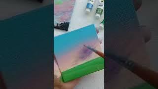 #Easy Landscape #Painting For #Beginners | #Acrylic #Painting | #Action Art World