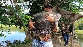 Video 83 - Pesca en lago de criadero