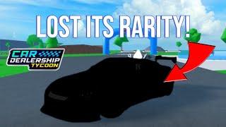 THIS CAR HAS LOST ITS RARITY IN Car Dealership tycoon?? | Mird CDT