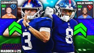 Realistic Rebuild of the New York Giants -- QUINN EWERS is our QB! | Madden 25