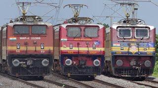 HAPPY BIRTHDAY WAP-4 Locomotive | 5 Years of GopiRailworld | ReD Hot WAP4 Monsters at Full Speed| IR