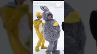 Happy Birthday cute bunny  dance on jk dance #bts#jungkook#kookie#bunny