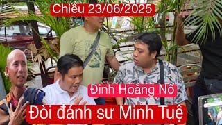 Đinh Hoàng Nổ đòi đánh sư Minh Tuệ, trời phật ơi ngó xuống mà coi, CĐM bức xúc