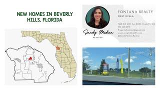 NEW Florida Homes from $261k & up DR Horton & Adams Homes Community Beverly Hills, FL DRIVE THROUGH