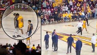 Bobby Hurley REFUSES To Shake Hands Postgame After HEATED Altercation w/ Caleb Love!