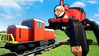 Can CHOO CHOO CHARLES Destroy a Lego Train?! - Brick Rigs Gameplay