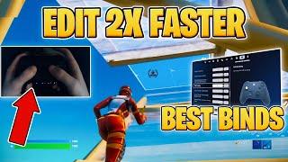 How To EDIT FASTER on Controller With *ZERO* Input Delay Settings  (Fortnite Tutorial)