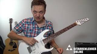 Grundlagen E-Gitarre: Leersaiten sauber spielen 1