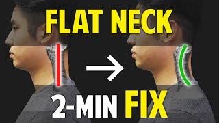 Fix Flat Neck(Cervical Kyphosis)｜Neck Correction｜Balancing Exercises