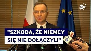 Prezydent Duda komentuje decyzję Bidena oraz rozmowę Scholz-Putin. "Samowolna akcja kanclerza"