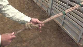 How to Bull Ride-Tying a Bull Rope Knot