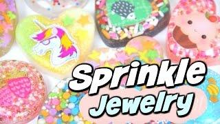 DIY RESIN For Beginners - Sprinkles to Jewelry - Pendant Charm - How To | SoCraftastic