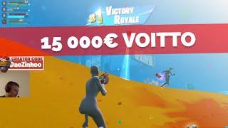 TIENASIN 15 000€ FORTNITE TURNAUKSELLA! (Fortnite Turnaus Suomi)