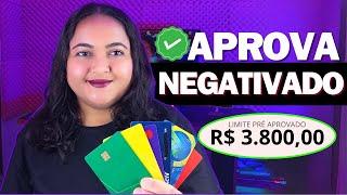 NOVO! CARTÕES DE CREDITO APROVANDO NA HORA ATÉ NEGATIVADO   SEM BUROCRACIA !