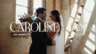 A Cinematic & Intimate Wedding in New Orleans | Caroline + Ian | Sony A7S III