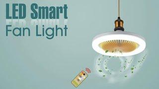 LED Smart Fan Light Bulb Great For Summer By SUCCEASY