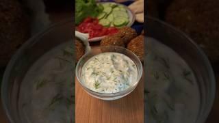 Fresh Dill and Cucumber Sauce for Falafels #thesauceandgravychannel #sauce #dillcucumbersauce