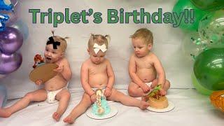 The Triplet's are 2!! Their reaction to their birthday celebrations!