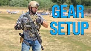 Gear Setup for "Czech Combat" shooting competition