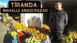 Arnavutluk gezimiz - Mahalle arası pazar yeri #tirana #tiran