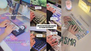 Mechanical Keyboard ASMR Tiktok Compilation