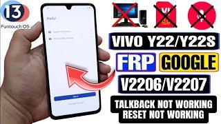 VIVO Y22/Y22S FRP Bypass Android 13 Without PC 2024 | VIVO (V2206/V2207) Google Account Remove