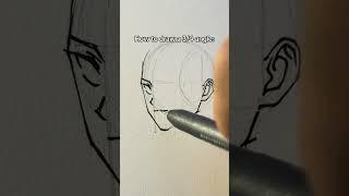 How to draw 3/4 angle || Jmarron