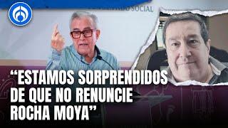 Sinaloense exige renuncia de Rocha Moya: "Son criminales"