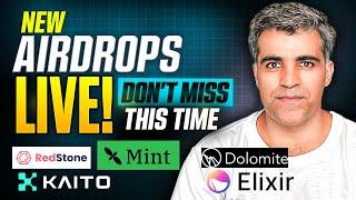  MASSIVE AIRDROP ALERT!  Redstone, Elixir, Babylon & MORE (Earn $10k+ FREE Crypto)