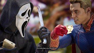 MK1 Ghostface Meets Homelander, Omni-Man And Peacemaker - Mortal Kombat 1