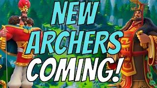 NEW ARCHERS Announced - Infinite AoE Field Commander + Tokugawa Killer Rally! Rise of Kingdoms