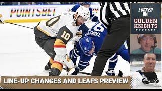 Golden Knights reinforcements arrive / VGK - Leafs Preview / Locks of the Knight and predictions